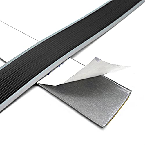 Bncxdc Stair Anti-Slip Nosing Trim, 2M Vinyl Rubber