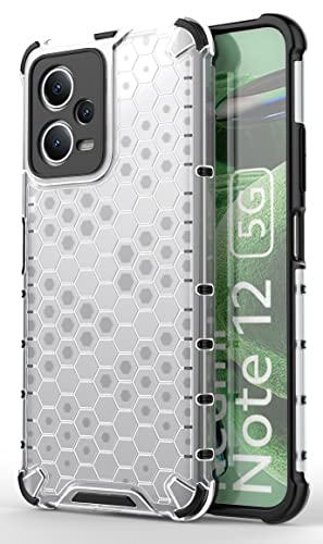 Image of Glasgow Back Case Cover Designed for [ Poco X5 5G ] (Stylish Look | Shock Proof) - Transparent