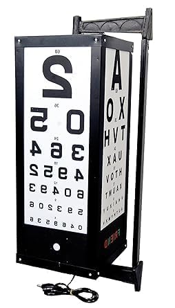 Image of EEP || Distance Vision Testing Drum || Folding Chart || Wall-Mountable || Eye Exam Equipment
