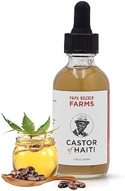 Papa Rozier Farms Organic Castor Oil - How Mother Nature Would Want It - 2oz - 100% Pure - Cold Pressed - Hexa
