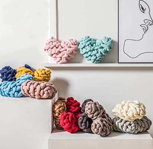 Tesica Knot Pillows Home Office Sofa Garden Decor Pillows 11Inch Lumbar Cushion Throw Pillow For Living Room Bedroom Car (Pink) #TOP1