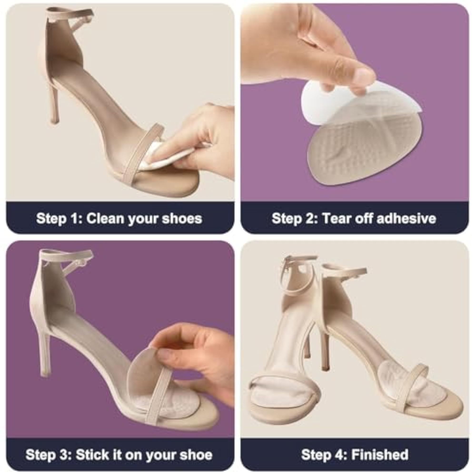 Metatarsal Gel Foot Cushion Pads for Women