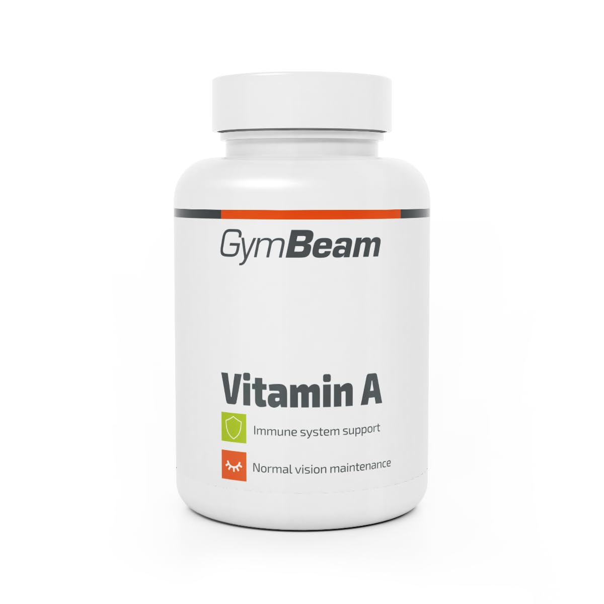 Vitamina A (Retinolo) - GymBeam 3000 µg Capsule per Sistema Immunitario, Salute di Pelle e Vista, Funzione delle Mucose, Metabolismo del Ferro e Differenziamento Cellulare, 60 cps