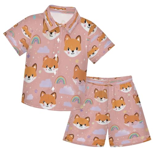 Image of Boccsty Ice Cream Drip Boy Summer Shorts Sets Hawaiian Toddler Boys T-Shirt & Pants 2 Pcs 3T-10T