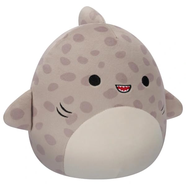 Squishmallows 7.5 Inch Plush, Azi The Shark Add Squad, Ultrasoft Stuffed Animal Toy, Official Kellytoy Plush, SQCR05389