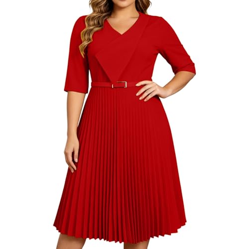 Robe longue d'été fluide à col en V chic et manches chauve-souris pour la plage