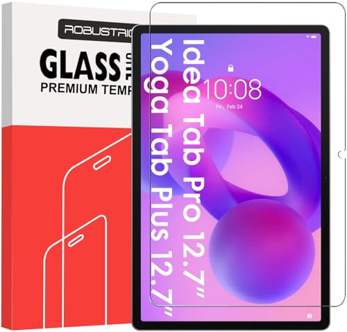 Image of Robustrion Tempered Glass for Lenovo Idea Tab Pro 12.7 inch /Lenovo Yoga Tab Plus 12.7 inch Screen Protector Guard for Idea Tab Pro /Yoga Tab Plus 12.7 inch Tablet - 1 Pack