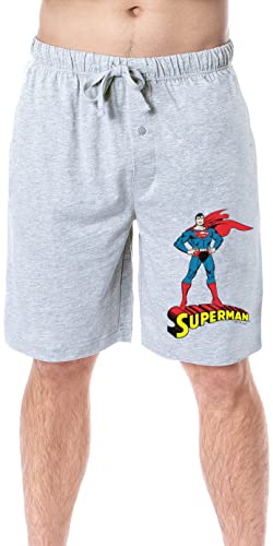DC Comics Mens' Superman Classic Superhero Character Sleep Pajama Shorts