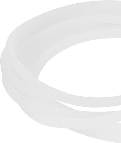 Miniatura 6 de Anillo de sellado de junta de goma de repuesto, anillo tórico blanco junta hermética de silicona anillos de sellado para cuchilla cruzada plana