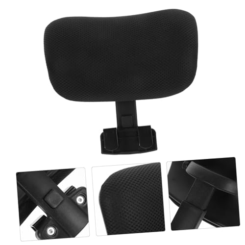 Protège la nuque avec l'appui-tête de chaise noir réglable en nylon