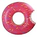 Gcxzb Schwimmreifen Wasser aufblasbarer Donut Schwimmen Ring, Schwimmbad Float Aufblasbare Spielzeug Erwachsene & Kind Schwimmbett Wasser Erholungsstuhl 120cm (Color : Brown)