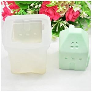 DIY Bakeware House Style Christmas Scented Candles Chocolate Fondant Cake Mold Silicone Mold