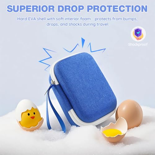 Funda rígida compatible con Yoto Mini altavoz infantil estuche protector para tarjetas de audio 4