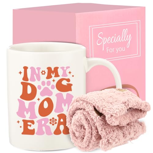 Dog Mom Mug with Socks