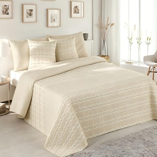 DECODEKO Colcha Verano Cama 150, Colcha 250x260 cm, 100% Microfibra Colcha Bouti Estampada, Ligera y Suave (Mod6, Cama 150cm)