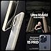Spigen Ultra Hybrid Designed for iPhone 15 Pro Case (2023), [Anti-Yellowing] [Military-Grade Protection] - Sand Beige