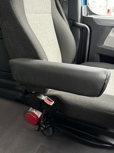 V-TRUCK CORP ARMREST COVERS for FREIGHTLINER CASCADIA 33'' HIGH BACK, AR-FLCAS33-C-BLK