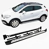 Auto Seitenschweller FüR Buick Encore OPEL Mokka 2012-2020, Anticrash Pedale Winglet Splitter Lip VerläNgerung Dekoration Protector ZubehöR