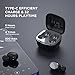 HTC True Wireless Bluetooth Earbuds 2, in-Ear Headphones Noise Cancellation Voice Call Volume Control for iPhone, Android -IPX5 Waterproof/Built-in Mic/32H Playtime for Calling, Gaming, Running