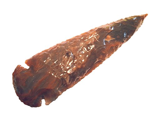 Preisvergleich Produktbild Polierte Pfeilspitze 9-11cm Steinzeit (Nachbau)