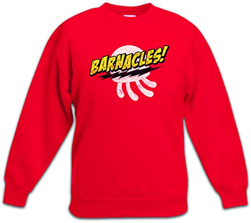 Sweat-shirt coton Jellyfishing Barnacles avec imprimé ludique pour enfant