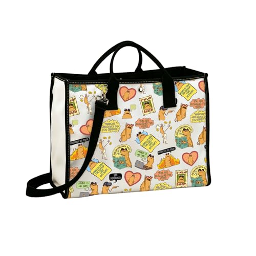 Sac fourre-tout humoristique The Worm sac en toile imprimé meme pour amoureux du ver