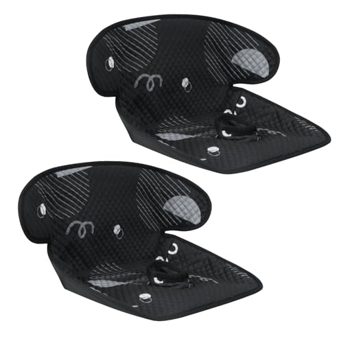Image of INFANZIA Dry Seat, Car Seat Protector Waterproof Carseat Liner Potty Training Toddlers, Baby and Infants, Piddle Pad for Carseats Strollers (Geometric Black, 2 Packs