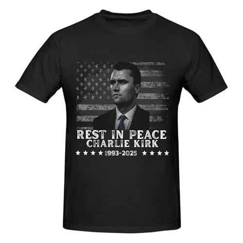 Rest in Peace Charlie Kirk Shirt Memorial Tribute Charlie 1993 2025 Mens T Shirt2