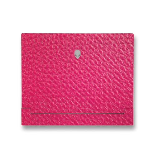 Image of MightySkins Carbon Fiber Skin Compatible With Alienware X14 R2 (2023) Full Wrap Kit - Pink Pleather | Protective, Durable Textured Carbon Fiber Finish | Easy To Apply & Change Styles | Made in the USA