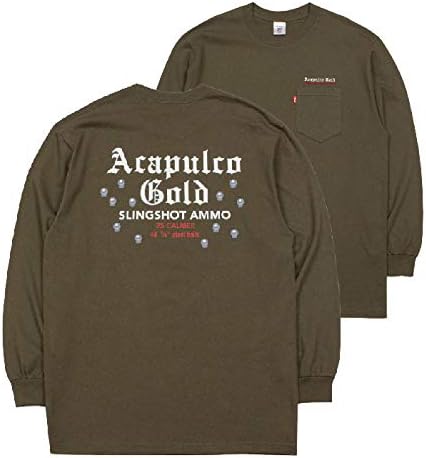 Amazon Acapulco Gold アカプルコゴールド Sling Shot Pocket L S Tee ポケット 長袖 Tシャツ ロンt L Tシャツ カットソー 通販