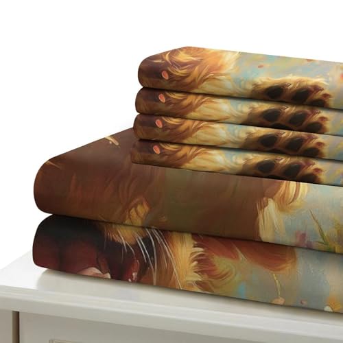 Linge de lit Jésus 3D de qualité supérieure en microfibre douce avec fermeture éclair invisible - 6