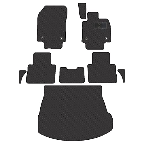 Hotfield レクサス 互換品 新型 NX 250 350 350h 450h+ 20系 フロアマット+トランクマット ラゲッジマット カーボンファイバー調 防水