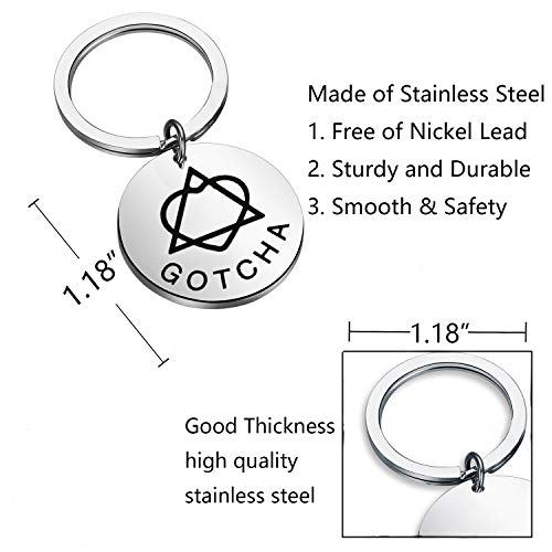 BNQL Adoption Symbol Necklace Gotcha Day Necklace Mother's Gift (keychain)2