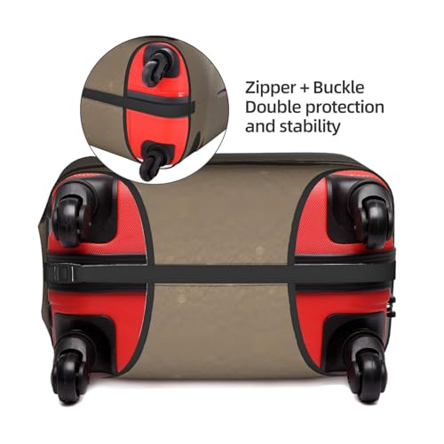 Starfish Seashell Sandy Beach Tsa Approved Luggage Cover For 18-32 Inch Suitcases Scratch-Resistant Stretch Luggage Cover4