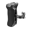 SmallRig Aluminum Side Handle for Camera Cages, Universal Ergonomic Side Handgrip with Bulit-in 1/4-20 Locating Hole, Strap Hole, Cold Shoe, 36mm Up/Down Adjustable