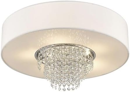 Miniatura 5 de Livex Lighting 51029-91 Crystal Accents - Soporte de techo con cinco luces de Carlisle Collection en Pwt, Nckl, B/S, Slvr. acabado de níquel