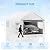 Carport 10x20 FT Heavy Duty, Outdoor Portable Garage with Removable Sidewalls & Doors, Waterproof, UV-Resistant Canopy Shelter for Vehicles, Boats, RVs, Trucks, All-Season Car Port,White