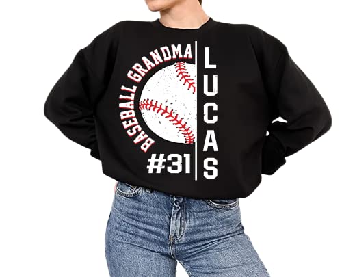 Personalized Mom Shirt - Baseball Mom Gifts for Women3