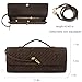 Jumping Deer Suede Woven Clutch Purses for Women, Formal Satchel Crossbody Purse Shoulder Handbag Party Bag Evening Bag, Coffee