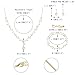 EVER FAITH Wedding Jewelry Sets for Bride, Gold-Plated-Brass White Cubic Zirconia Simulated Pearl Leaf Filigree Bridal Party Necklace Earrings Bracelet Set for Women