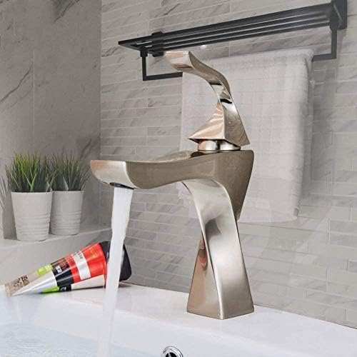 Robinet mitigeur de lavabo pour évier de cuisine et salle de bain monotrou