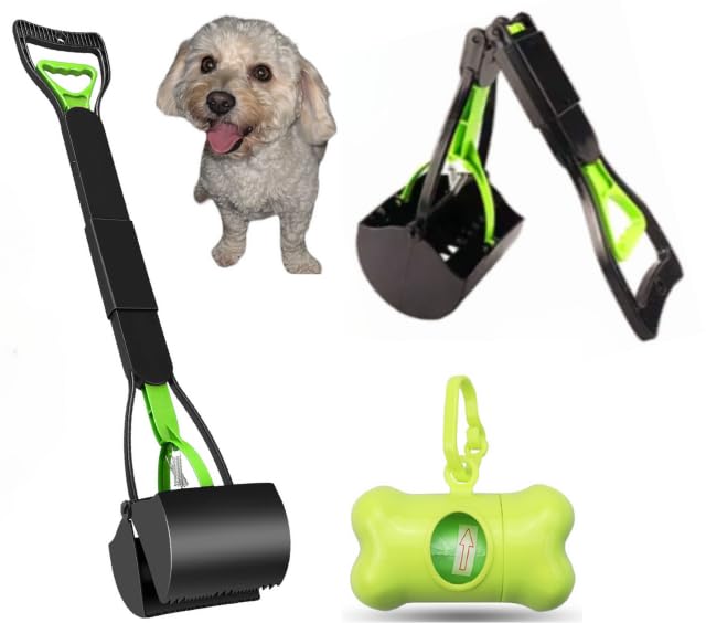 POOPER-SCOOPERSay-goodbye-to-your-dogs-unpleasant-odors-and-poop-The-state-of-The-art-poop-scooper-is-designed-to-pick-up-p-VERDE - Cucciolini Doodles   POOPER-SCOOPERSay-goodbye-to-your-dogs-unpleasant-odors-and-poop-The-state-of-The-art-poop-scooper-is-designed-to-pick-up-p-VERDE