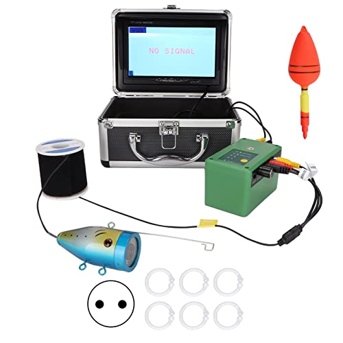 Underwater Fishing Camera, 30m 1000TVL Megapixels 92° Viewing Angle with 7in TFT Color Display 15 Infrared Lamps 100‑240V(Australian Standard)