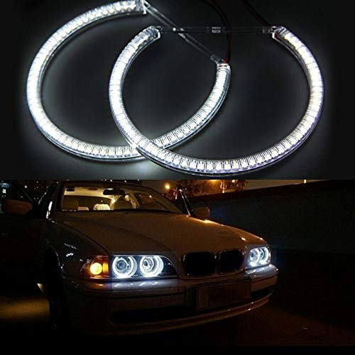 HugeAuto 12 V 4 anelli di luce in gomma per occhi