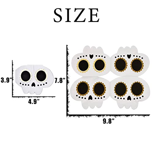 Ggboy 80 Pcs Halloween Napkins Ghost Witch Skull Pumpkin Halloween Paper Napkins, Halloween Theme Party Napkins Halloween Cocktail Napkins Halloween Napkins For Decoupage Halloween Tableware #TOP2