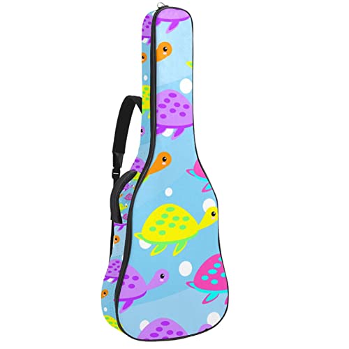 Housse imperméable pour guitare acoustique avec double bandoulière et poche Motif feuilles tropicales, Multicolore 08… - Les Beatles, Paul McCartney, John Lennon, RIngo Starr, George Harrison Housse imperméable pour guitare acoustique avec double bandoulière et poche Motif feuilles tropicales, Multicolore 08…