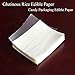 1000 Sheets Edible Glutinous Rice Paper Candy Rice Paper Nougats Rice Wafer Papers for Candy and Chocolate Making 3.15x2.36 Inches