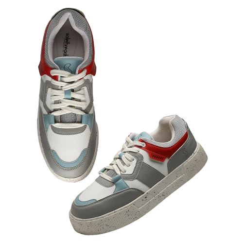 Image of SOLETHREADS Rogue Sneakers for Women |Retro Design|Comfortable|Chunky Streetwear Fashion Shoes| Stylish| Anti-Skid|Tendy|Running|Workout|Walking Shoes Women