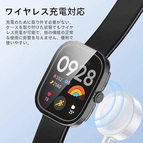 Image of For Xiaomi Redmi Watch 4 Case, Lightweight, PC + Tempered Glass, For Xiaomi Redmi Watch 4, Protective Cover, 9H Hardness, Easy Installation, Integrated Protection, Scratch Resistant, Shock