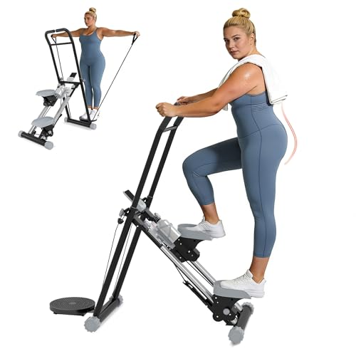 OVER SELF Stair Stepper with Handlebar for Full-Body Workout